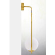 Aplica moderna aurie geometrica abajur sticla opal 1xE14/40W Igon 2043 Jupiter